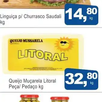 Queijo muçarela litoral peçal