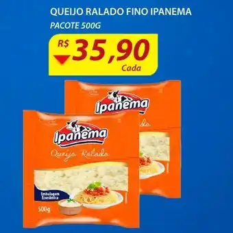 Assaí Atacadista Queijo ralado fino oferta