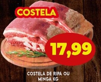 Supermercados Cristal Costela de Ripa ou Minga 1kg oferta