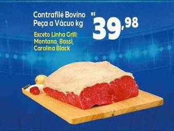 Contrafilé bovino peça a vácuo kg