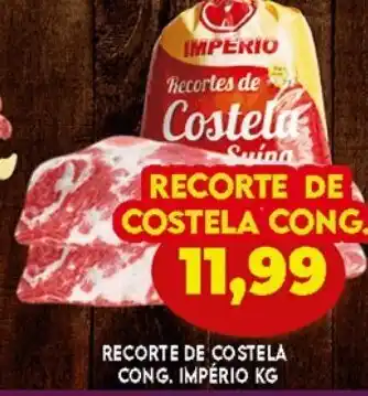 Supermercados Cristal Recorte de Costela cong. Imperio 1kg oferta