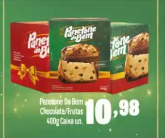Rede Top Panetone de bem chocolate-rrutas caixa oferta