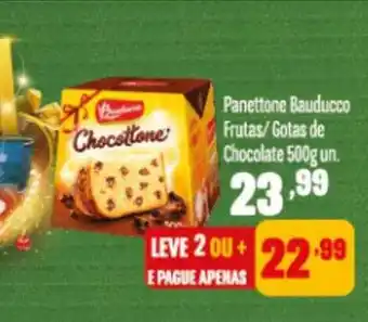 Rede Top Panettone bauducco frutas-gotas de chocolate oferta