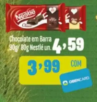 Rede Top Chocolate em barra nestlé oferta