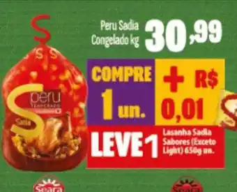 Rede Top Peru sadia congelado kg oferta