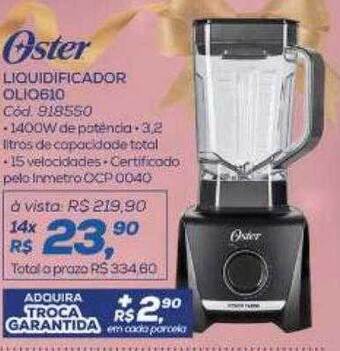 Lojas Colombo Oster liquidificador oliq610 oferta