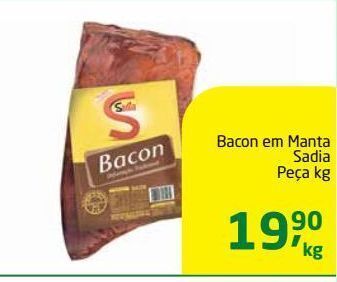 Tenda Atacado Bacon em manta sadia peça kg oferta