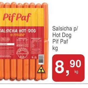 Mineirão Atacarejo Salsicha para hot dog oferta