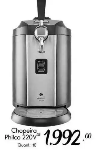 Giassi Supermercados Chopeira philco 220v oferta