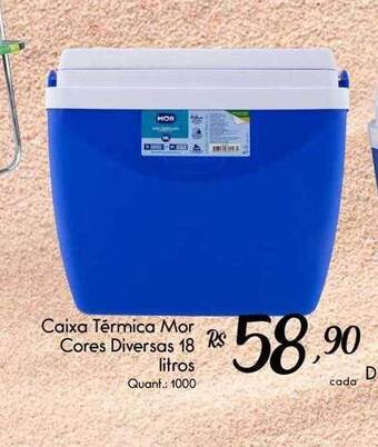 Giassi Supermercados Caixa térmica mor cores diversas oferta