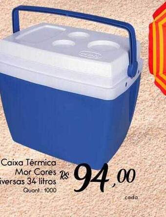 Giassi Supermercados Caixa térmica mor cores diversas oferta