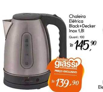 Giassi Supermercados Chaleira elétrica black+decker inox 1.8l oferta