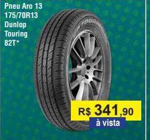 Copercana Pneu aro 13 175 70r13 dunlop touring 82t oferta