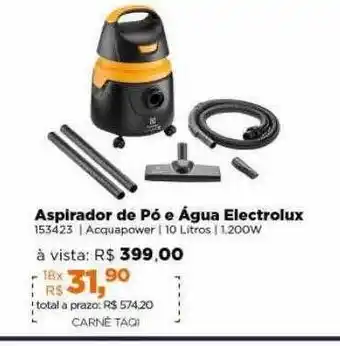 Lojas TaQi Aspirador de pó e água electrolux 153423 oferta