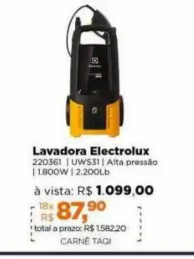 Lojas TaQi Lavadora electrolux 220361 oferta