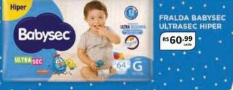 Fralda babysec ultrasec hiper