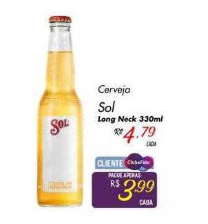 Muffato Cerveja sol long neck oferta