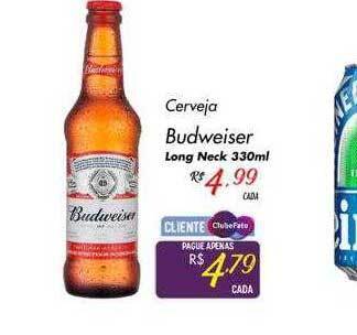 Muffato Cerveja budweiser long neck oferta