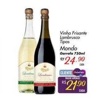 Muffato Vinho frisante lambrusco tipos mondo oferta