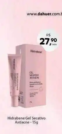 Hidrabene gel secativo antiacne