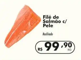 Irani Supermercados Filé de salmão c pele oferta