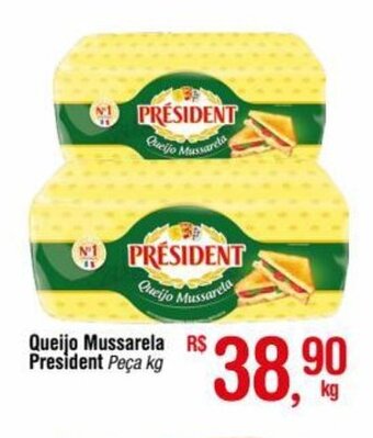 Fort Atacadista Queijo Mussarela President 1kg oferta