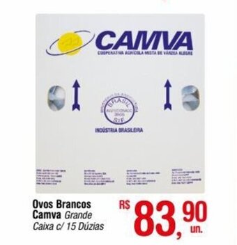 Fort Atacadista Ovos Brancos camva c/ 15 Duizias oferta