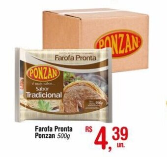 Fort Atacadista Farofa Pronta Ponzan 500g oferta