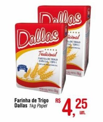 Fort Atacadista Farinha de trigo Dallas 1kg oferta