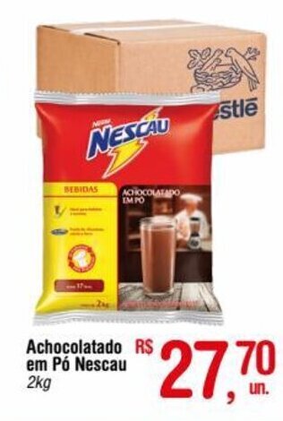 Fort Atacadista Achocolatado em po Nescau 2kg oferta