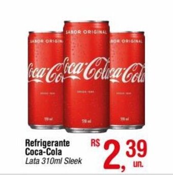 Fort Atacadista Refrigerante Coca Cola 310ml oferta