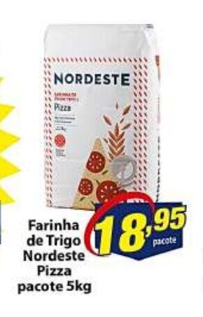 Vencedor Atacadista Farinha de Trigo Nordeste Pasteis Pacote 5kg oferta