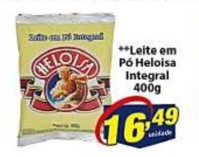 Vencedor Atacadista Leite em po Heloisa Integral 400g oferta