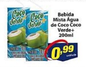 Vencedor Atacadista Bebida Mista Agua de Coco Coco Verde + 200ml oferta