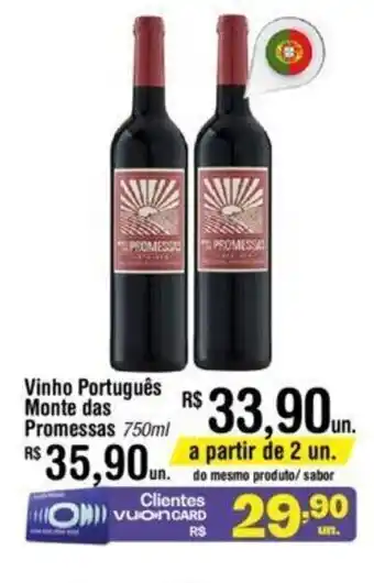 Fort Atacadista Vinho Portugues Monte das Promessas oferta
