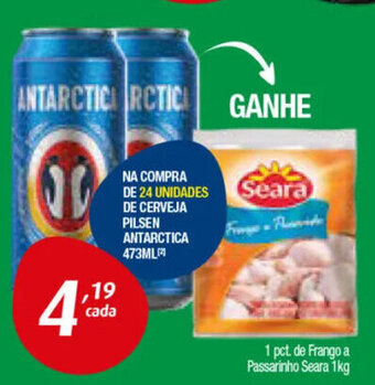 Inter Supermercados 1 pct. de frango a Passarinho Seara 1kg oferta