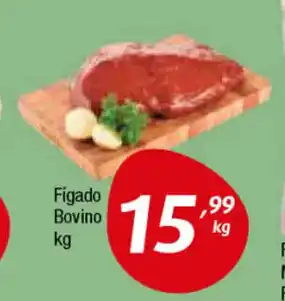 Inter Supermercados Figado Bovino 1kg oferta