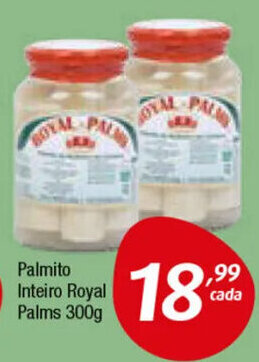 Palmito Inteiro Royal Palms 300g