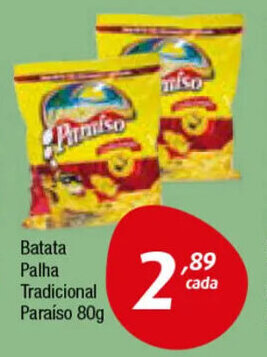 Batata Palha Tradicional Paraiso 80g