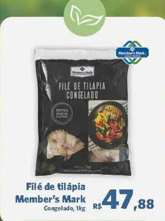 Sam's Club File de Tilapia Member's Mark 1kg oferta