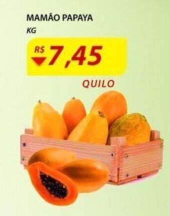 Assaí Atacadista Mamao Papaya 1kg oferta