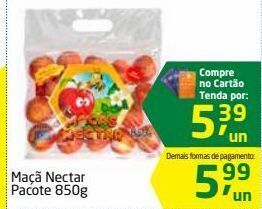 Tenda Atacado Maçã nectar pacote 850g oferta