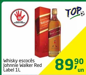 Tenda Atacado Whisky escocês johnnie walker red label 1l oferta