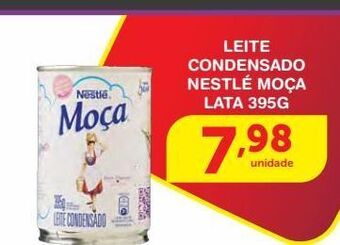 Roldão Leite condensado nestlé moça lata 395g oferta