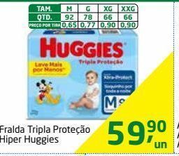 Tenda Atacado Fralda tripla proteção hiper huggies oferta