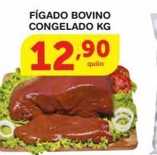 Roldão Fígado bovino congelado kg oferta