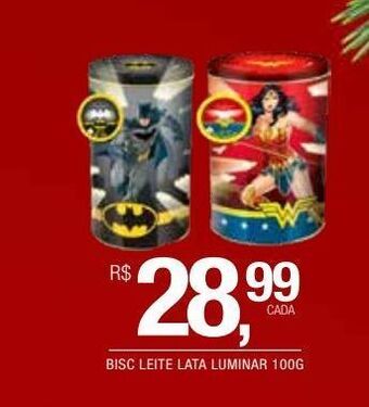 DB Supermercados Bisc leite lata luminar 100g oferta
