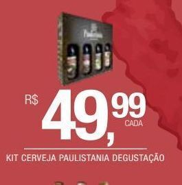 DB Supermercados Kit cerveja paulistania degustação oferta