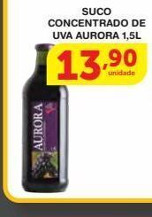 Roldão Suco concentrado de uva aurora 1,5l oferta