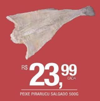 DB Supermercados Peixe pirarucu salgado 500g oferta